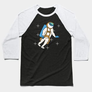Astronaut Floating In Space Baseball T-Shirt